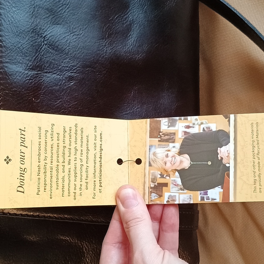 🆕 Patricia Nash Genuine Leather Benvenuto Tote - Picture 14 of 16